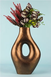 Aberto Design Maceta Decorativa BK003 Marrón